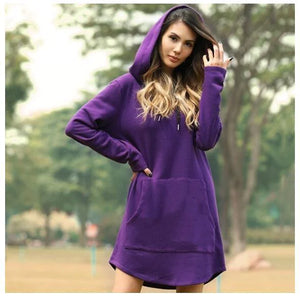 Solid Color Long Sleeve Hoodie Rieworkes