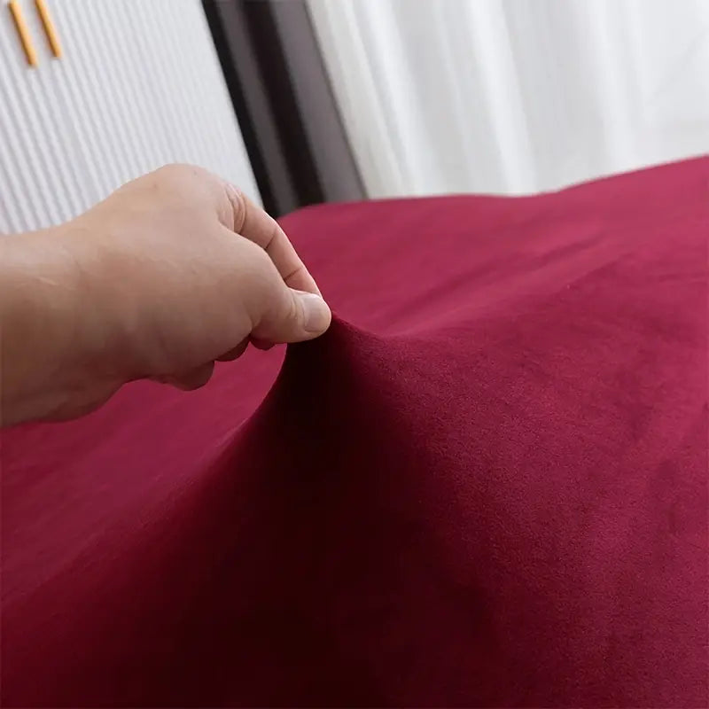 Armless Stretch Sofa Bed Cover for 3 Seater Couch Mimarta