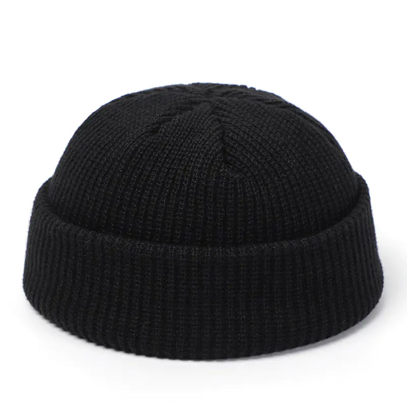 Plain Color Knit Beanie for Men and Women Winter Mimarta
