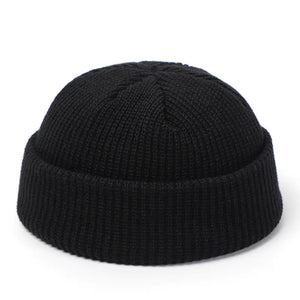 Plain Color Knit Beanie for Men and Women Winter Mimarta