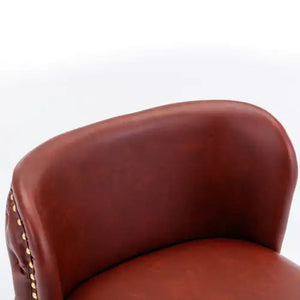 Furniture,Swivel Barstools Adjusatble Seat Height, Modern PU Upholstered Bar Stools With The Whole Back Tufted, For Home Pub And Kitchen Island Rieworkes