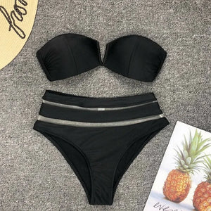 Padded Bathing Suit Bikinis Set Rieworkes