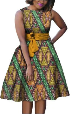 Batik Printed Cotton Dress and Skirt Combo Rieworkes