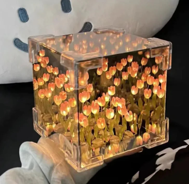 Acrylic Lens Flower Small Night Lamp Rieworkes