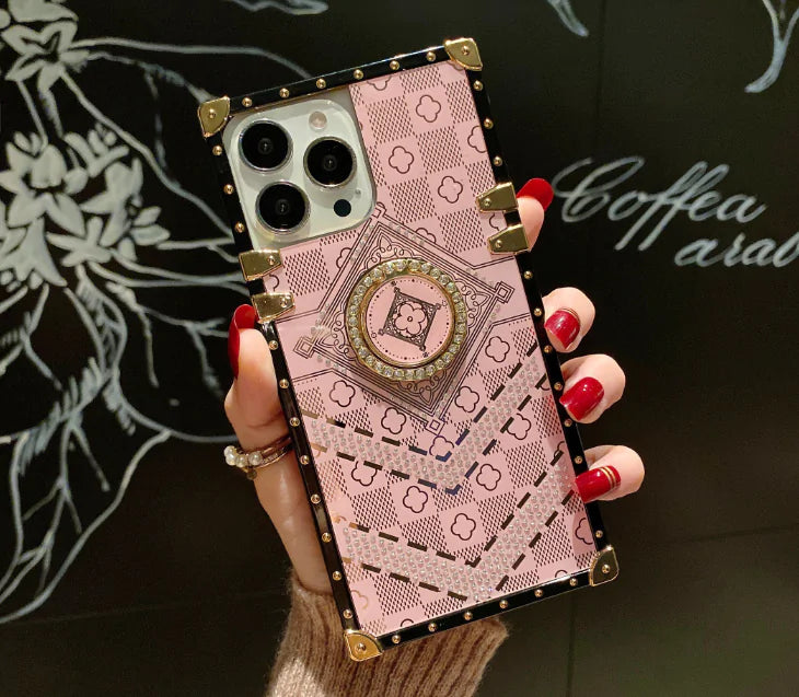 Luxury Flower Glitter Diamond Phone Case For iPhone Rieworkes