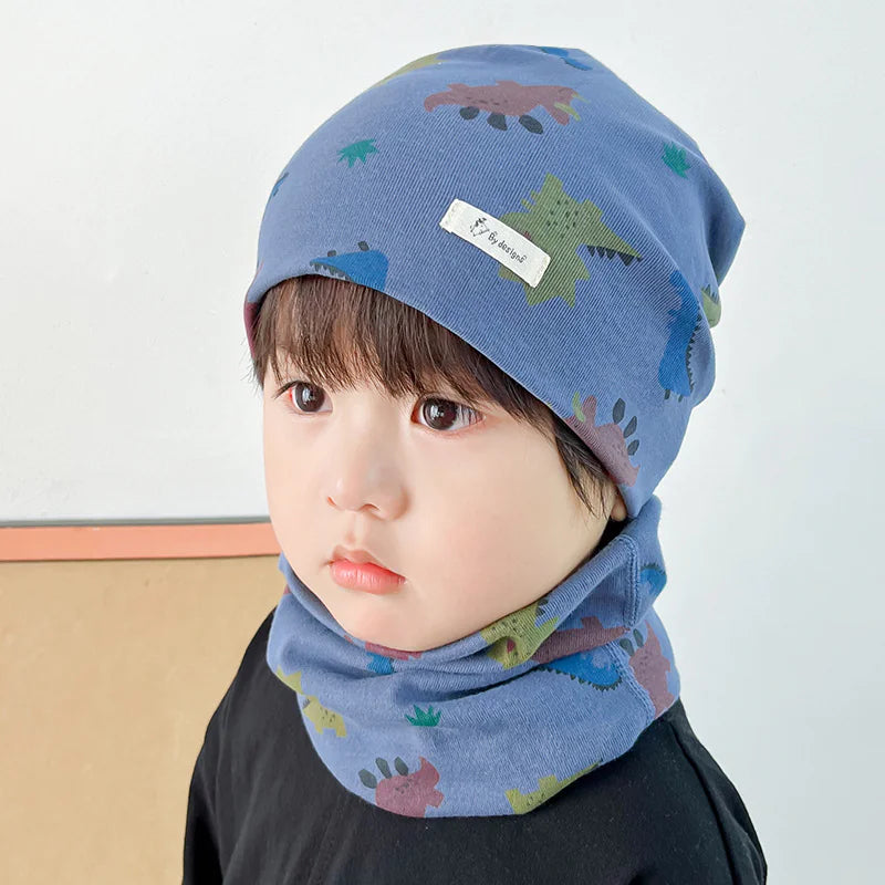 Autumn Winter Baby Cotton Scarf &amp; Hat Set (Wholesale) Mimarta