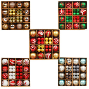 Colorful Christmas Ornament Ball Set Rieworkes