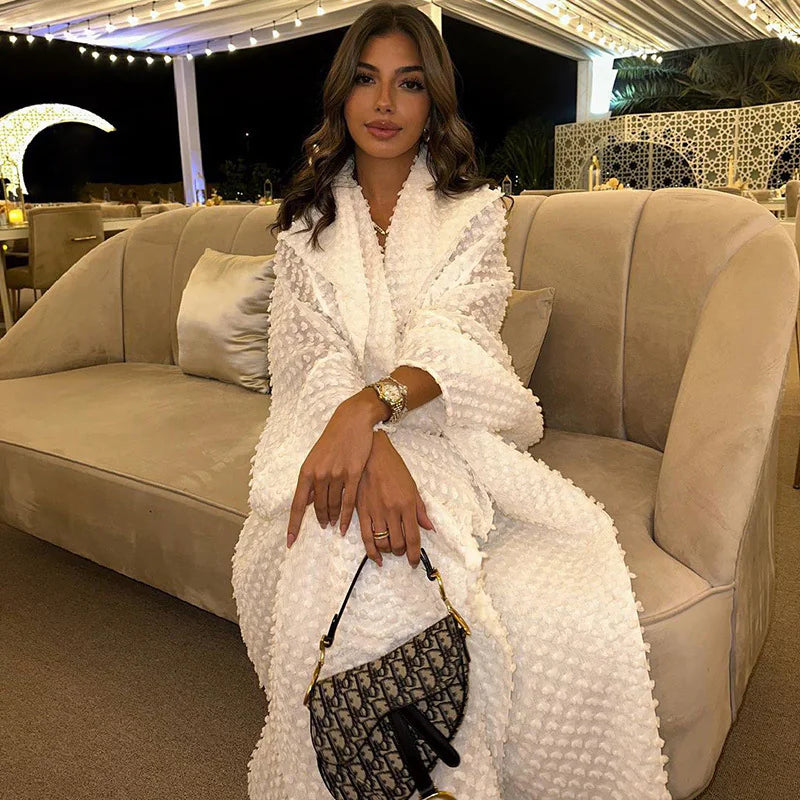 Women's Batwing Sleeve Robe Dress Mimarta
