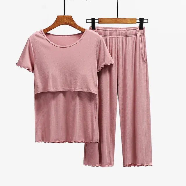 Maternity Clothes Sleepwear Set Rieworkes