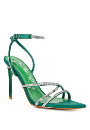 Rhinestone Embellished Stiletto Heels Rieworkes