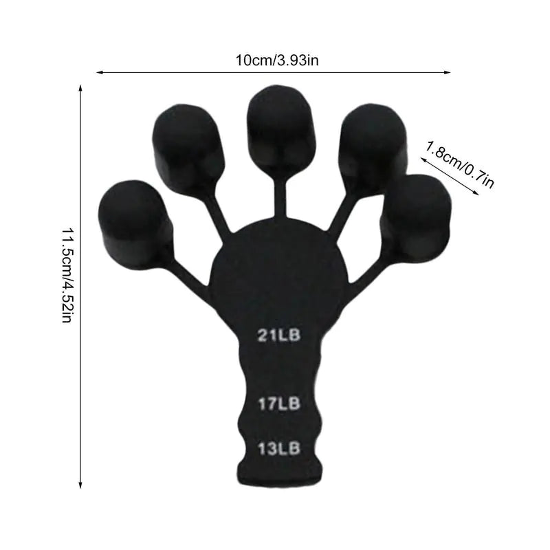 Silicone Grip Strengthener - Finger Exerciser for Gym Fitness and Training Rieworkes