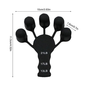 Silicone Grip Strengthener - Finger Exerciser for Gym Fitness and Training Rieworkes