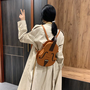 Retro Violin Style Backpack for Women 2020 Fashion Mimarta