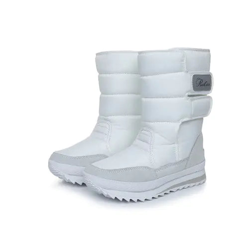 Winter Non-Slip Waterproof Cotton Flat Boots Mimarta