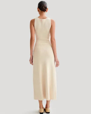 Elegant Knitted Sleeveless Long Dresses Mimarta