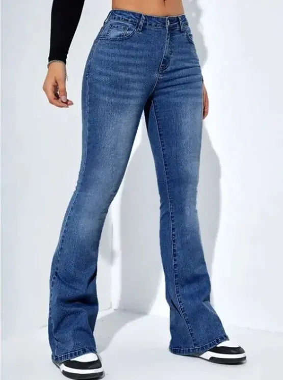 Women's Fashion Casual High Waist Slim-fit Stretch Trousers Rieworkes