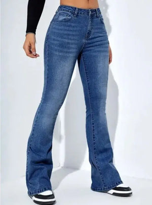 Women's Fashion Casual High Waist Slim-fit Stretch Trousers Rieworkes