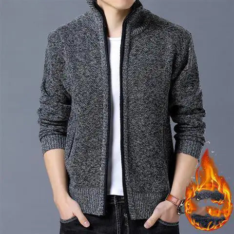 Winter Men Sweater Coat Thick And Velvet Rieworkes