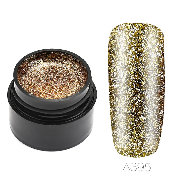 Hybrid Varnishes Gel Nail Polish Set Glitter Rieworkes