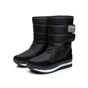 Winter Non-Slip Waterproof Cotton Flat Boots Mimarta