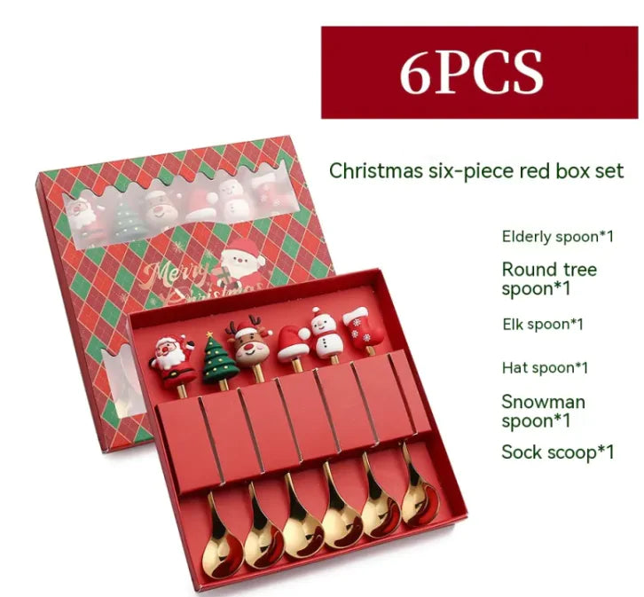 Festive Stainless Steel Christmas Spoon Rieworkes