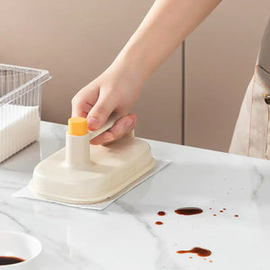Kitchen Bathroom Toilet Cleaning Magic Brush Glass Wall Cleaning Bath Brush Handle Cleaning Rag Ceramic Window Slot Clean Brush Kitchen Gadgets Rieworkes