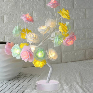 LED Rose Flower Table Lamp Rieworkes