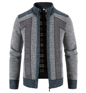 Men’s Stand Collar Plush Sweater Rieworkes