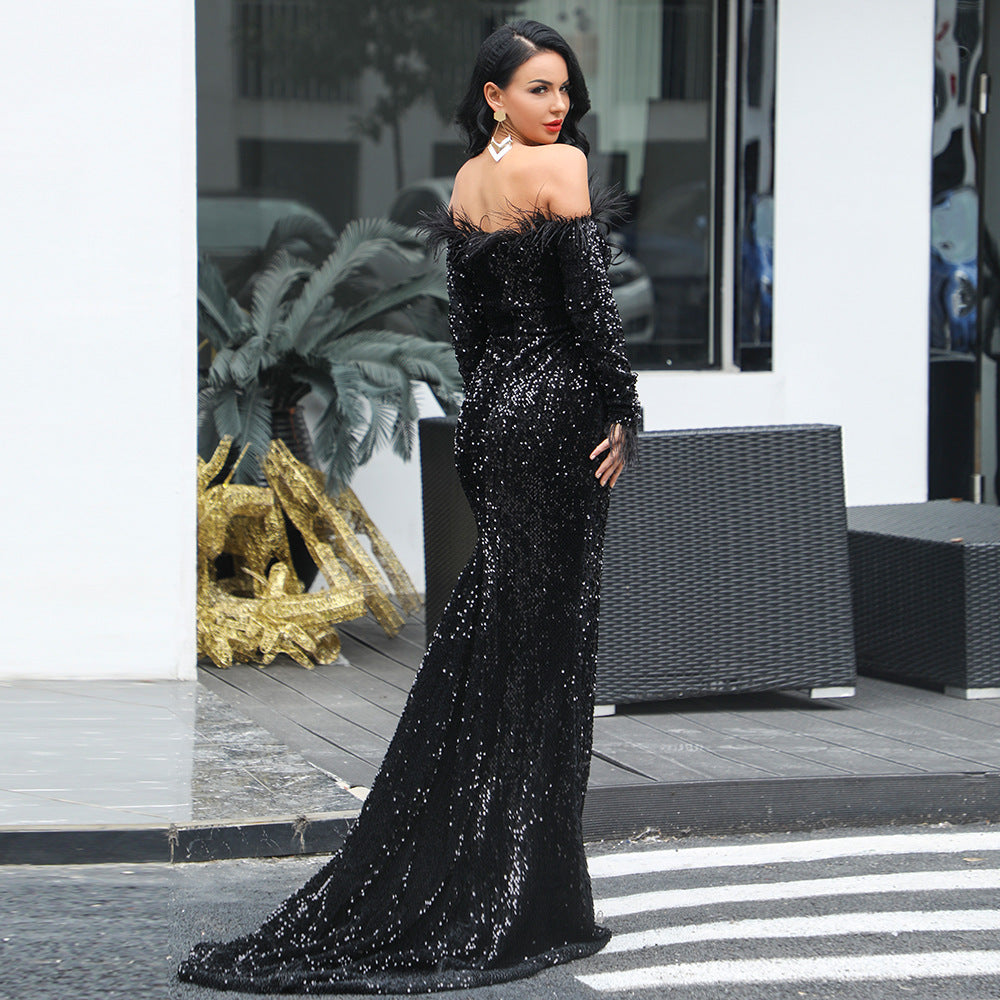 Elegant Evening Dress Rieworkes