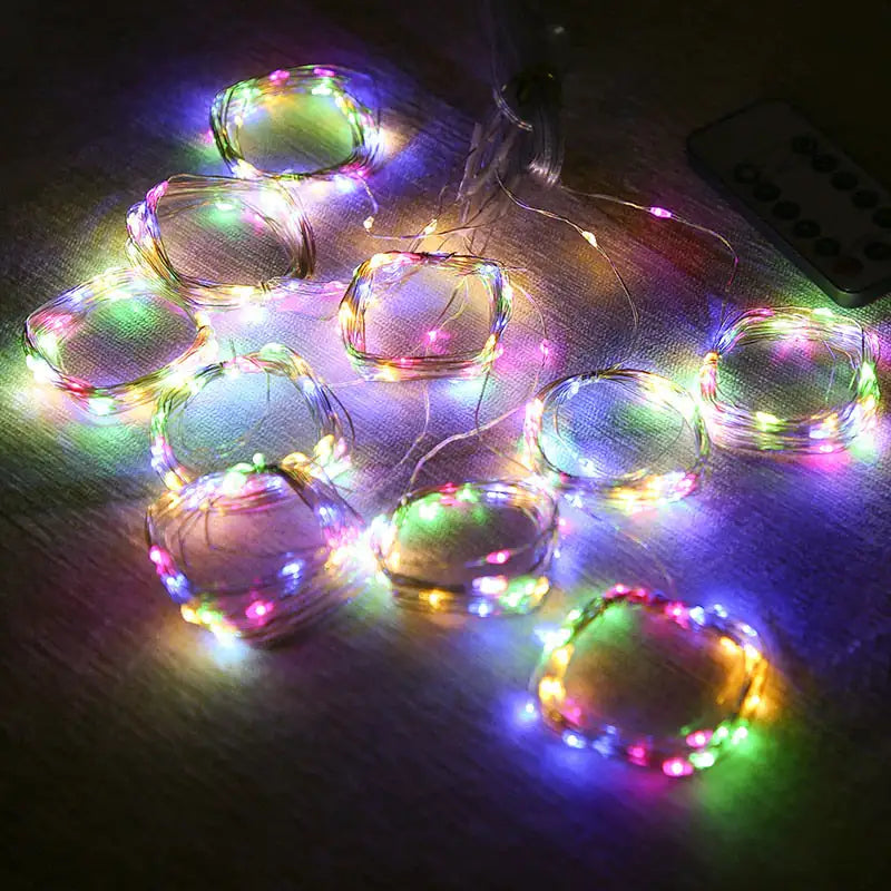 LED Curtain Garland Lights Rieworkes