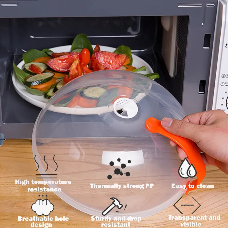 Microwave Food Cover Splash Proof Plate Cover Rieworkes