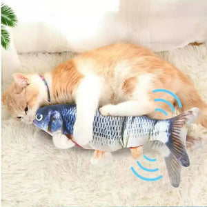 Cats USB Charger Interactive Toy Fish Rieworkes