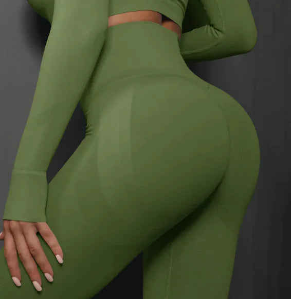High Waist Seamless Yoga Pants Rieworkes