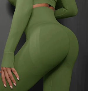 High Waist Seamless Yoga Pants Rieworkes