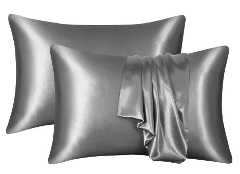 Silk Solid Color Satin Pillowcase Rieworkes