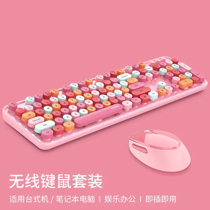 Wireless Round Keycap Keyboard Set Rieworkes