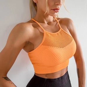 Cross Back Wirefree Removable Cups Sport Bra Rieworkes