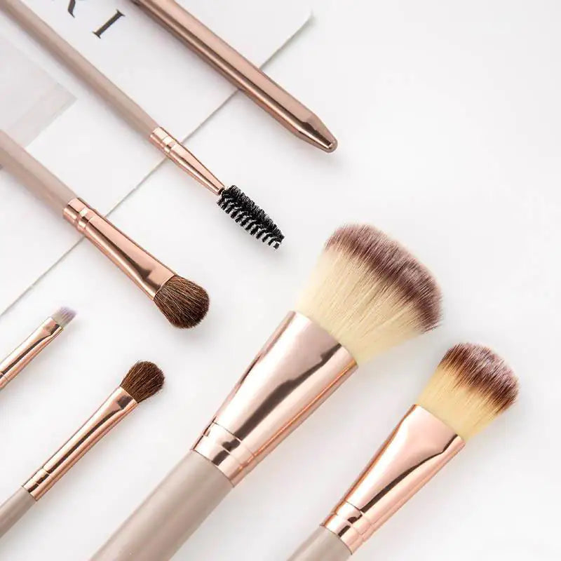 OmyBrush Brush Kit With Leather Case Rieworkes