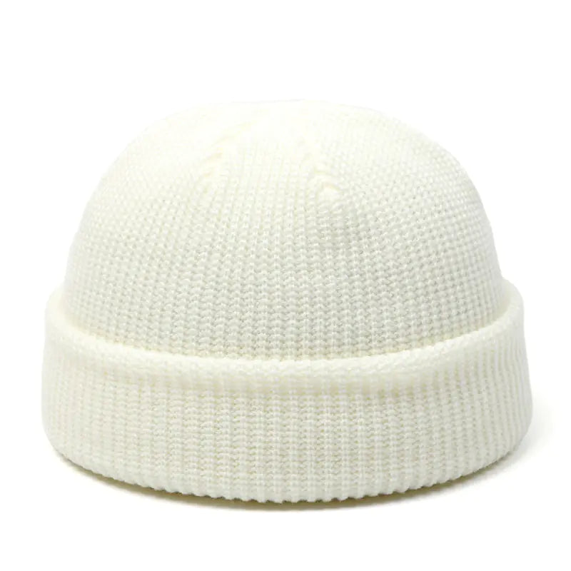 Plain Color Knit Beanie for Men and Women Winter Mimarta
