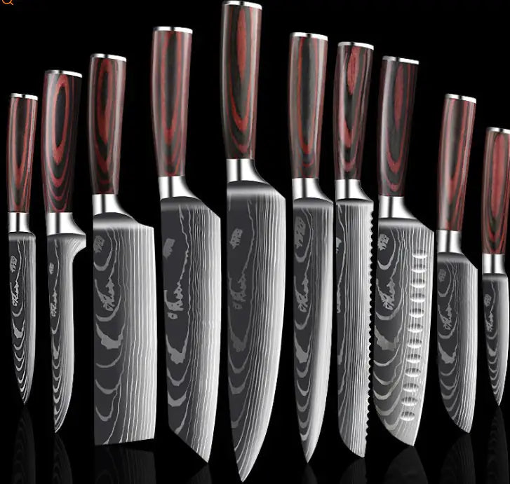 Carpenter's Special Set 6-piece Set 8-piece Set Knife Chef Knife Kitchen Knife Cooking Rieworkes
