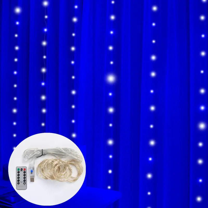LED Curtain Garland Lights Rieworkes
