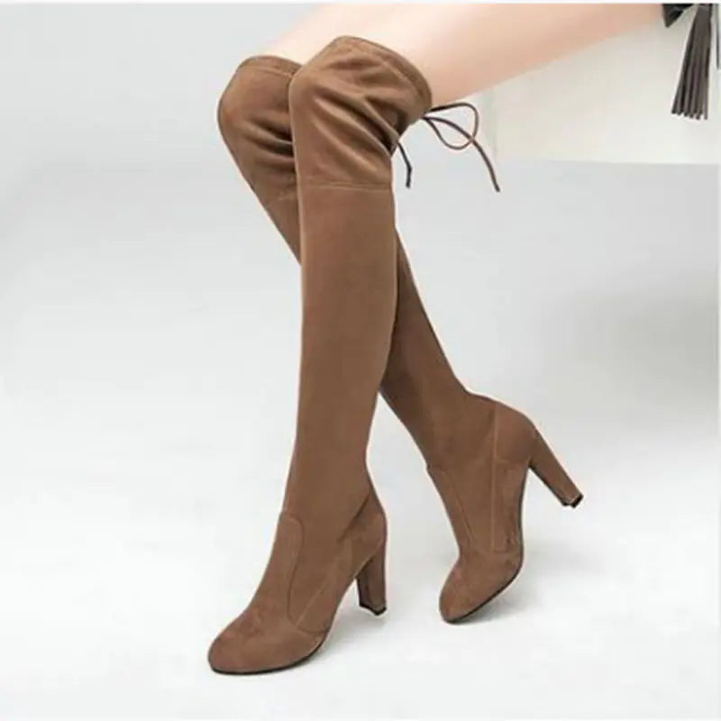 Over-the-Knee Sexy Women's High Heel Winter Boots Mimarta
