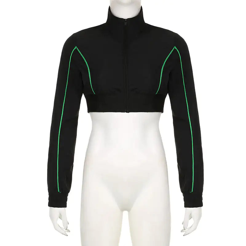 Cropped Zipper Jacket Rieworkes