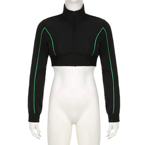 Cropped Zipper Jacket Rieworkes