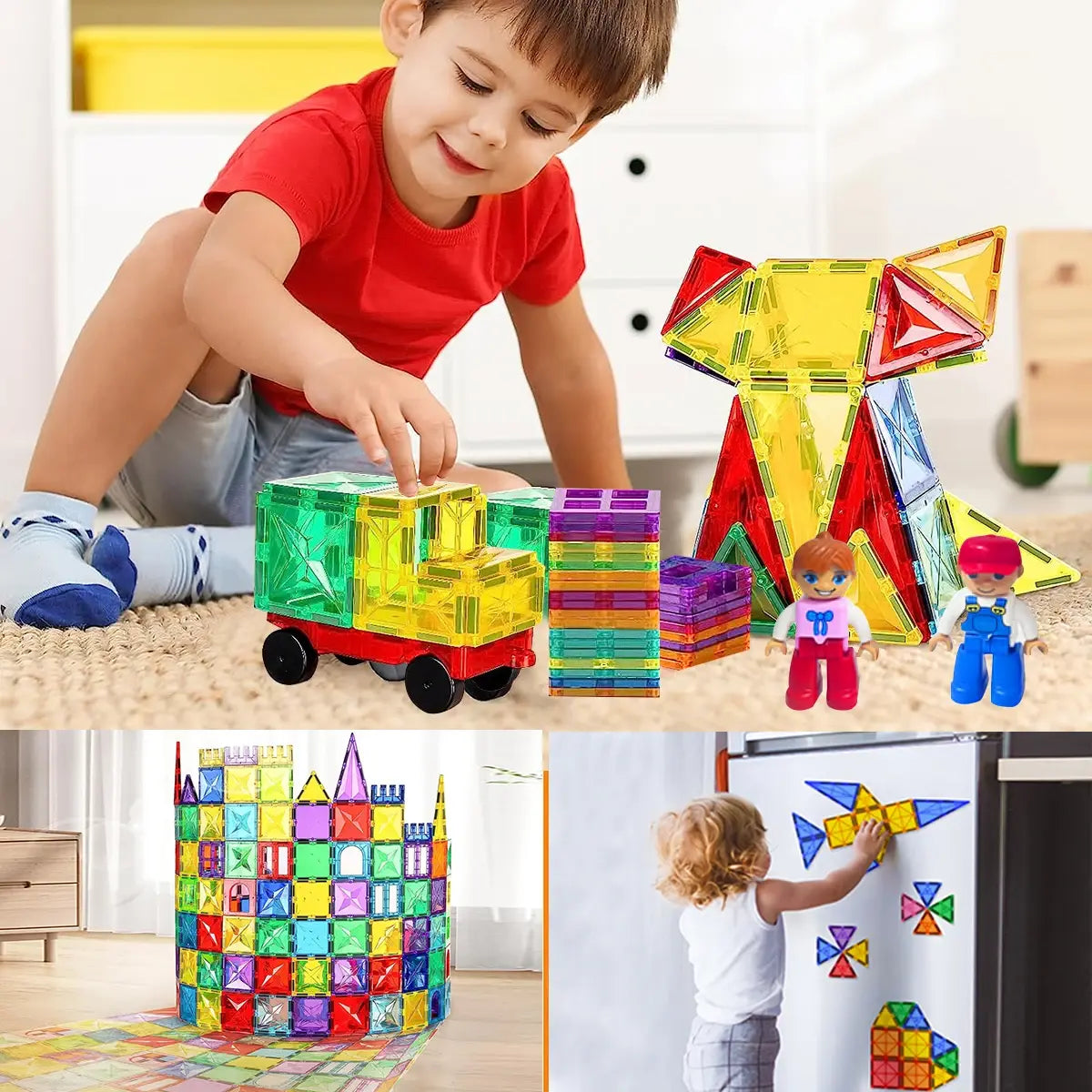 Magnetic Blocks Toys For Kids Rieworkes