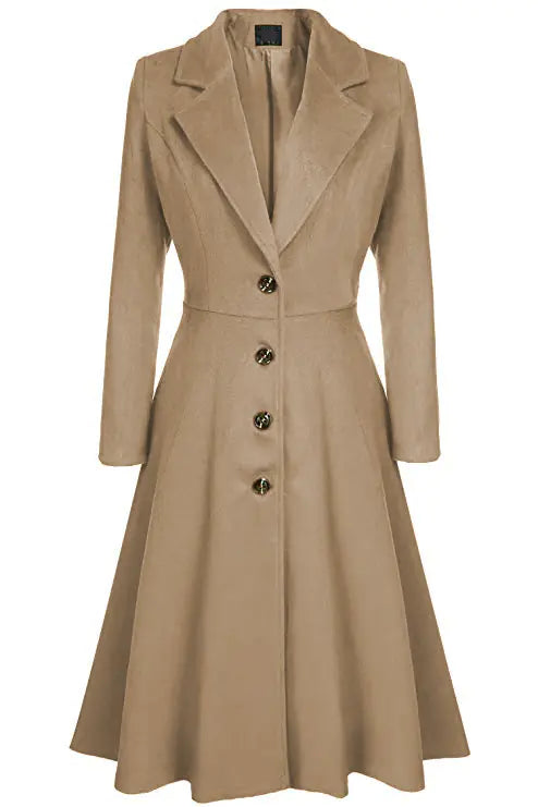 Women's Casual Long Sleeve Trench Coat - Fall 2018 Mimarta