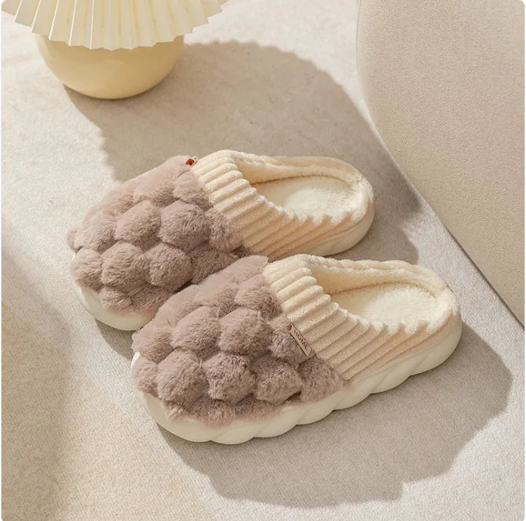 Cozy Cotton Winter Slippers for Women Rieworkes