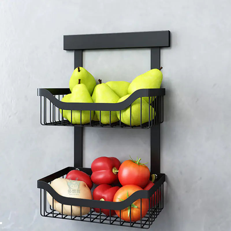 Punch-Free Stainless Steel Kitchen Storage Shelf Mimarta