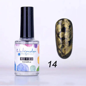 Watercolor Nail Ink Rieworkes