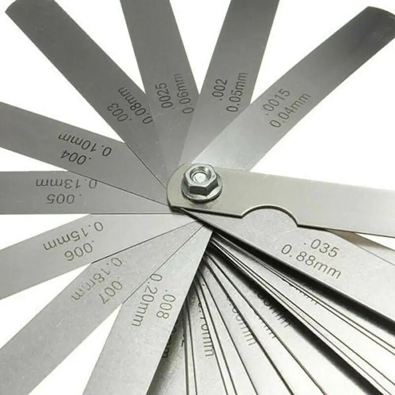 32 Blade Feeler Gauge Dual Reading Combination Feeler Gauge Metric & SAE US NEW Rieworkes